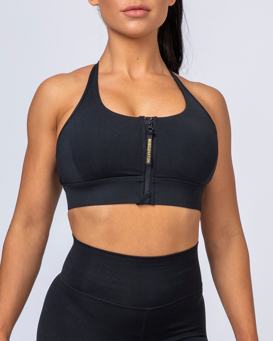 Muscle Nation, Locked And Loaded Bra - Black
