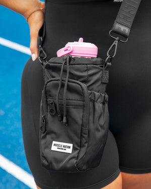 Muscle Nation | Bottle Bag - Black | MVMNT LMTD