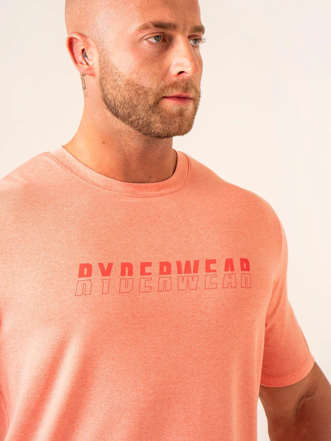 Ryderwear, Soft Tech T-Shirt - Coral Marl