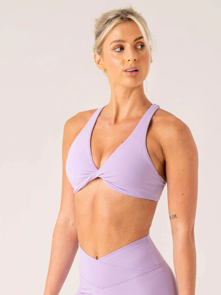 Ryderwear, Momentum Twist Sports Bra - Lavender